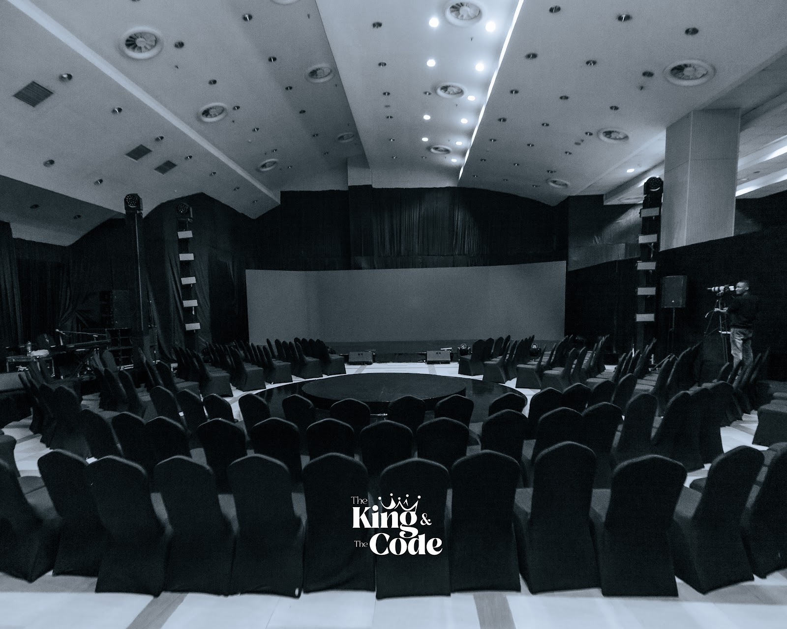 The King & The Code team ministering through visual arts