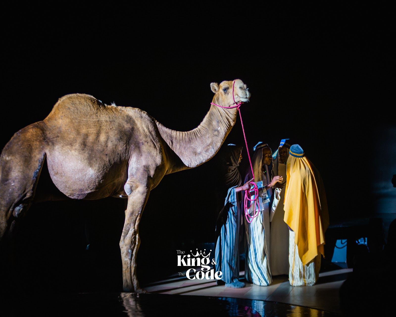 The King & The Code performers during the production